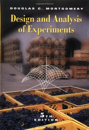 غلاف كتاب Design and Analysis of Experiments بقلم دوغلاس مونتجومري غلاف كتاب Design and Analysis of Experiments بقلم دوغلاس مونتجومري